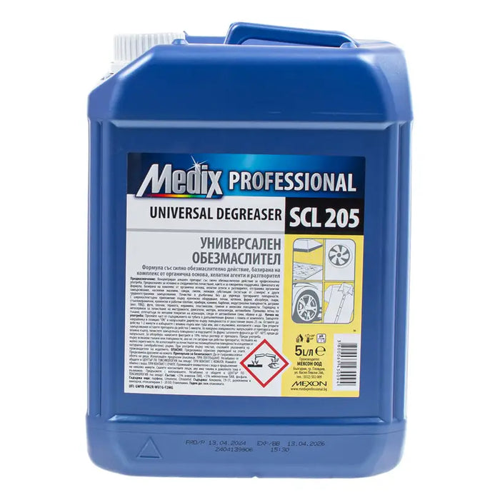 DEGREASER UNIVERSAL 5 L SCL 205 MEDIX PROFESSIONAL - Почистващи препарати<<<Домашни потреби<<<Кухня<<<Praktiker