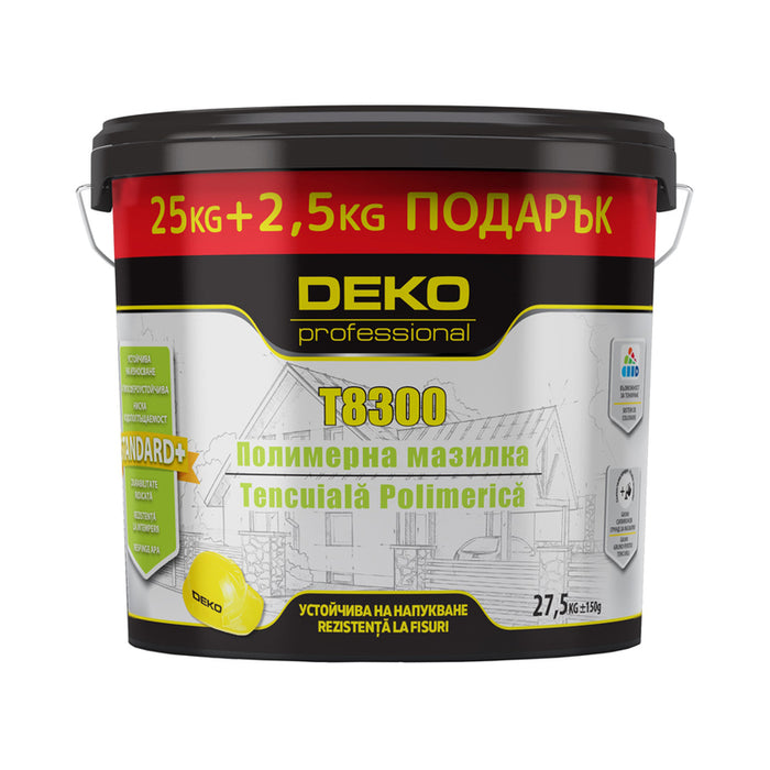 DRAGGED POLYMER PLASTER B2 DEKO PROFESSIONAL DEKO