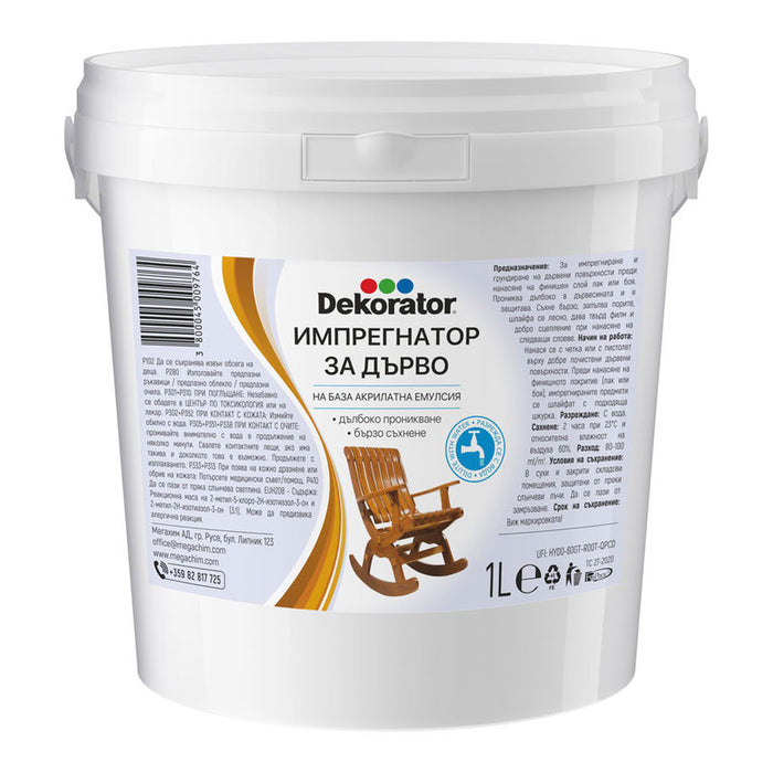 DECORATOR IMPREGNATOR FOR WOOD 1 L DEKORATOR