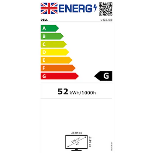 Dell U4323QE 42.5’’ 4K UltraSharp AG IPS 5ms 1000:1 350 cd/m2 (3840x2160) 100% sRGB 98% DCI-P3 HDMI DP USB-C Hub USB