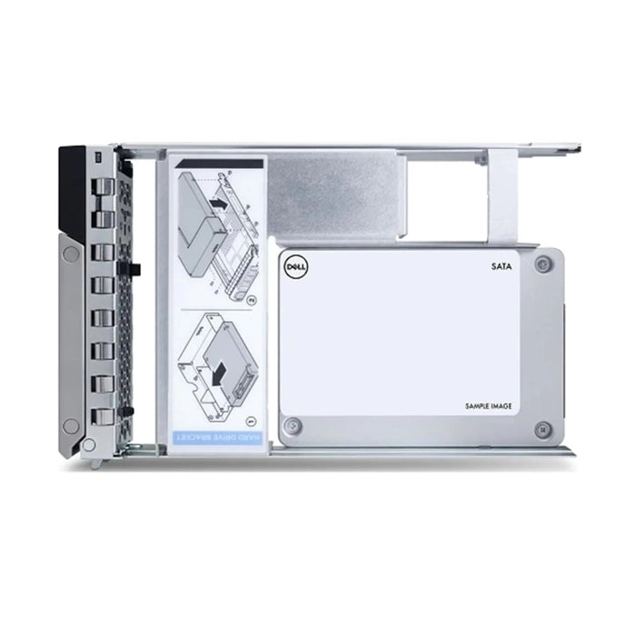 Dell 480GB SSD SATA ISE RI 6Gbps 512e 2.5in with 3.5in HYB CARR, CK - Compatible with T360,R550,R760XS and all 14,15,16 Gen