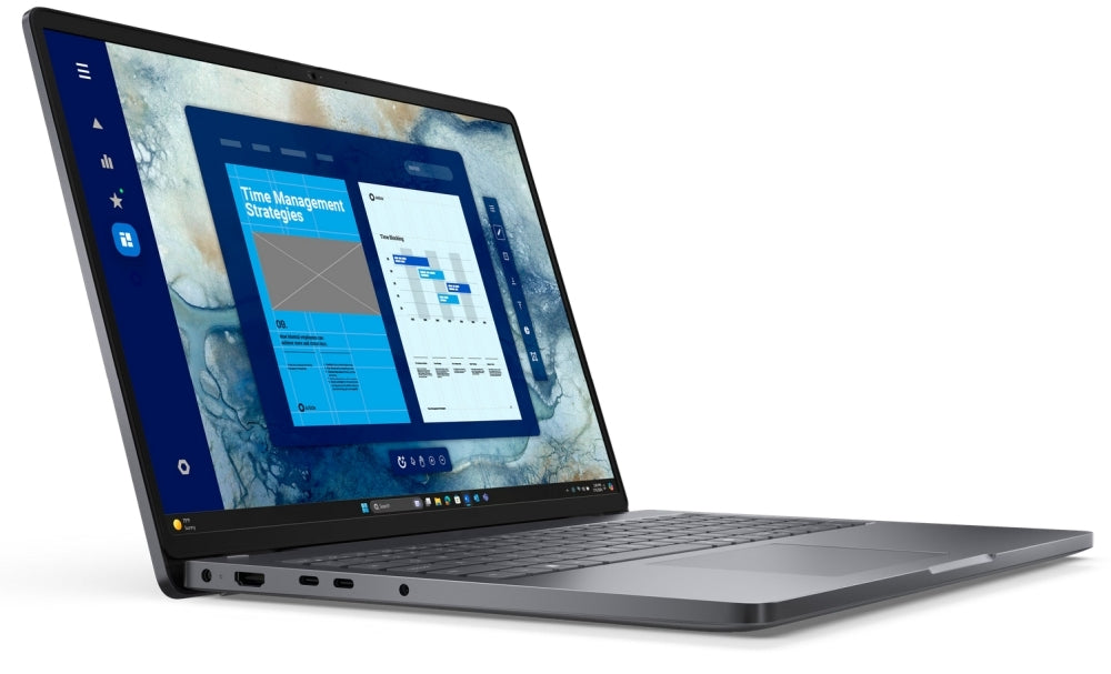 Dell Pro 16 PC16250, Intel 5 120U (10 cores, up to 5.0 GHz), 16" FHD+(1920x1200) 300nits AG, 8 GB: 1x8 GB, DDR5, 5600 MT/s, 512 GB TLC SSD, Intel Graphics, FHD HDR IR Cam and Mic, Wi-Fi 6E, FPR, Backlit Kb, Win11 Pro, Magnetite, 3Y PS