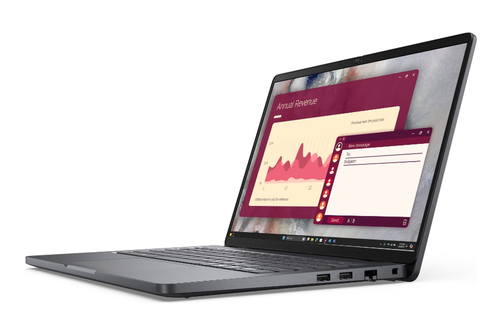 Laptop Dell Pro 14 PC14250, Intel Ultra 5 235U vPro (12 TOPS NPU, 12 cores, up to 4.9 GHz), 14, FHD