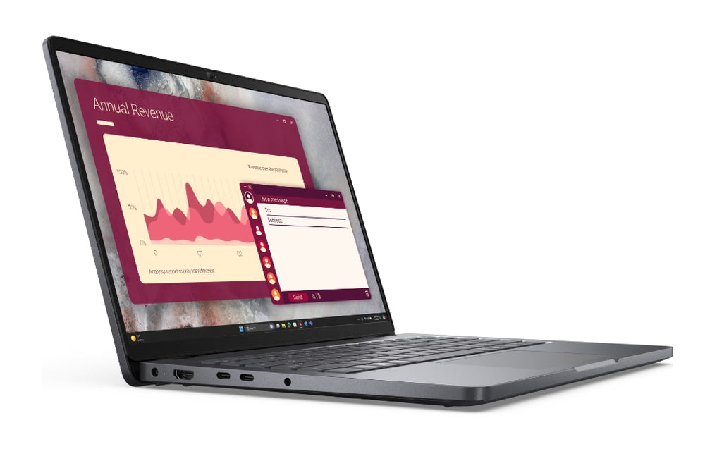Laptop Dell Pro 14 PC14250, Intel Ultra 5 235U vPro (12 TOPS NPU, 12 cores, up to 4.9 GHz), 14, FHD