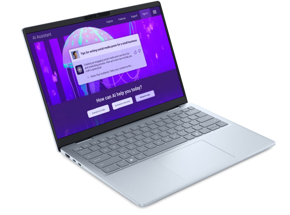 Dell 14 Plus DB14250, Intel Ultra 7 256V (47 TOPS NPU, 8 cores, up to 4.8 GHz), 14.0" 2.5K (2560x160