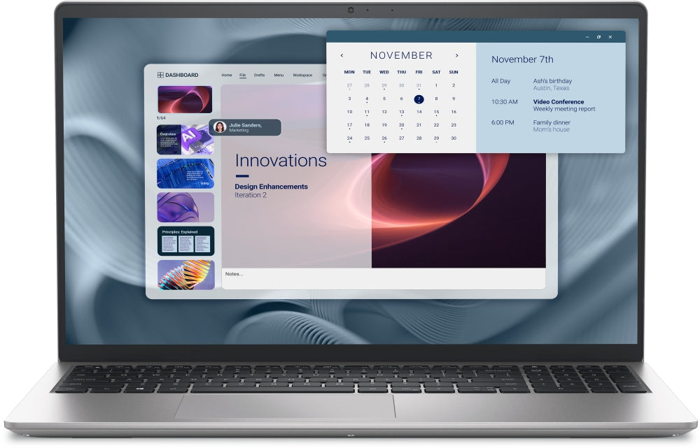 Laptop Dell Pro 15 Essential PV15250, Intel Core 3 100U (6 cores, up to 4.7 GHz), 15.6" FHD (1920x10