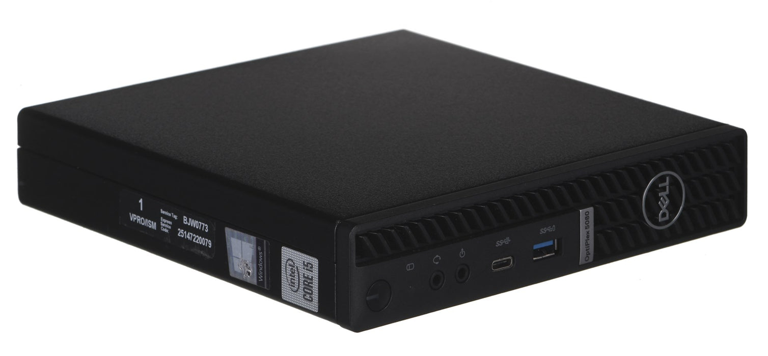 DELL OptiPlex 5080 Tiny i5-10500T 16GB 256GB SSD mSFF Win11pro Used