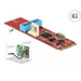 Delock adapter M.2 Key B + M male to 1 x USB 5 Gbps Pin Header - Входно-изходни контролери<<<Компютърни
