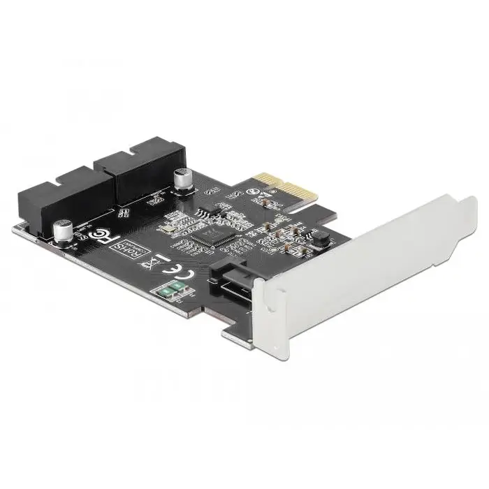 Delock card PCI Express x1 to USB 3.0 Pin Header - Входно-изходни контролери<<<Компютърни компоненти<<<ValiAPI