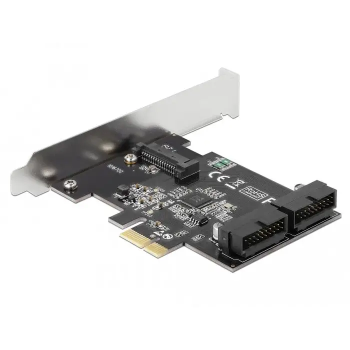 Delock card PCI Express x1 to USB 3.0 Pin Header - Входно-изходни контролери<<<Компютърни компоненти<<<ValiAPI