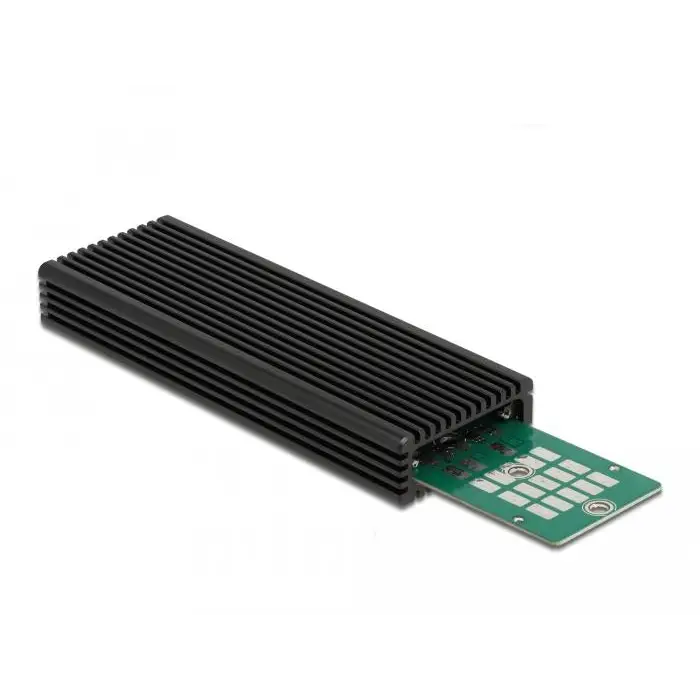 Delock external drawer for M.2 NVMe PCIe or SATA SSD USB-C 3.2 Gen 2 - Чекмеджета за дискове<<<Компютърни