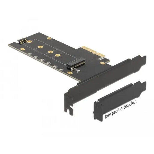 Delock Slot Expansion Card PCI Express x4 to 1 x internal NVMe M.2 Key M RGB LED Low Profile - Входно-изходни