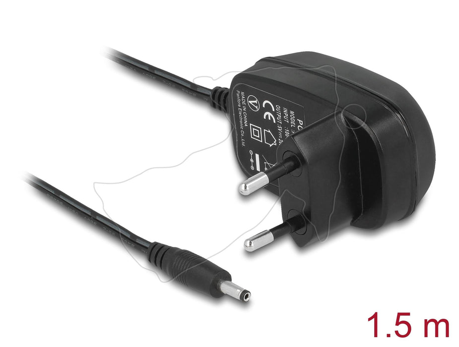 Delock Power adapter external DC 3.5 x 1.35 mm 5.0 V / 2.0 A / 10.0 W Navilock
