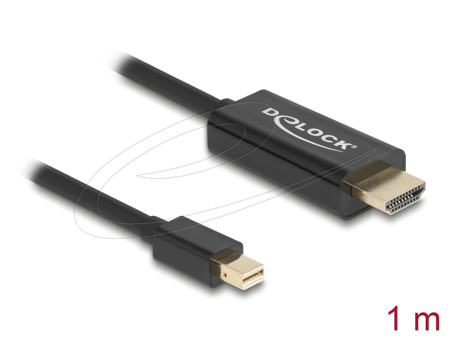 Delock Cable passive mini DisplayPort 1.1 to HDMI, 1 m