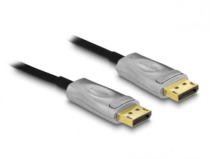 Optical cable Delock, Active, DisplayPort 1.4 8K, 50 m