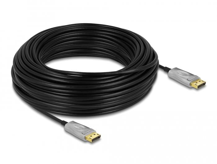 Optical cable Delock, Active, DisplayPort 1.4, 8K, 30 m