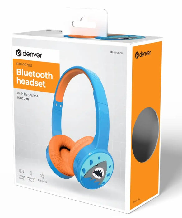 Denver children's wireless headphones BTH-107BU blue