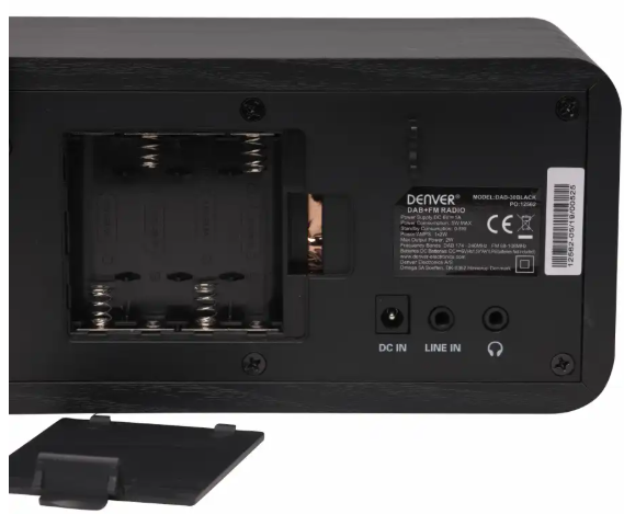 Denver DAB-30B AM/FM radio, black