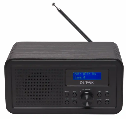 Denver DAB-30B AM/FM radio, black