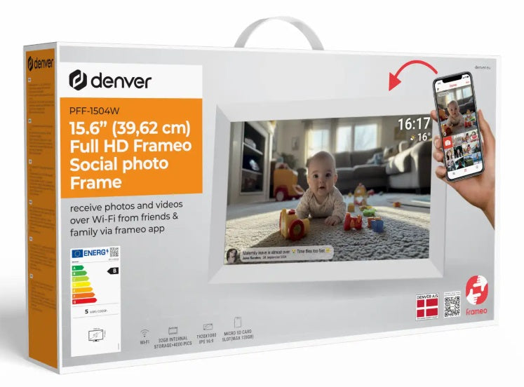 Denver photo frame PFF-1504W white