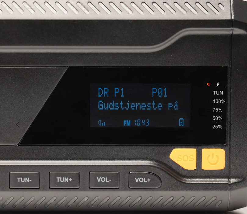 Denver solar radio SCD-2033 with built-in battery