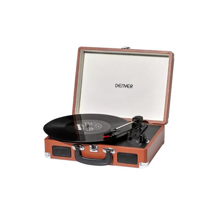 DENVER Turntable VPL-120BROWN - Грамофони<<<Мултимедия<<<MediaTrade