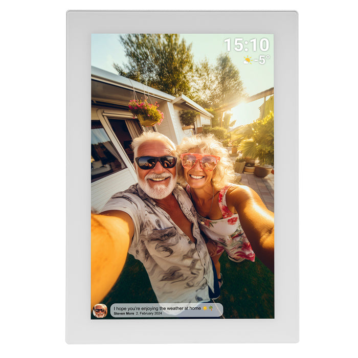 Denver Frameo PFF-1037W 10.1" Digital Frame - White