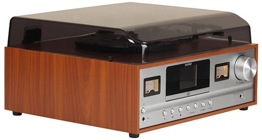 DENVER Retro music center with DAB+ and FM radio MRD-52 LIGHTWOOD
