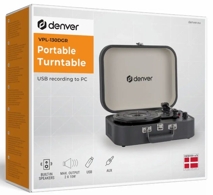 Denver Vintage Turntable VPL-130DGR