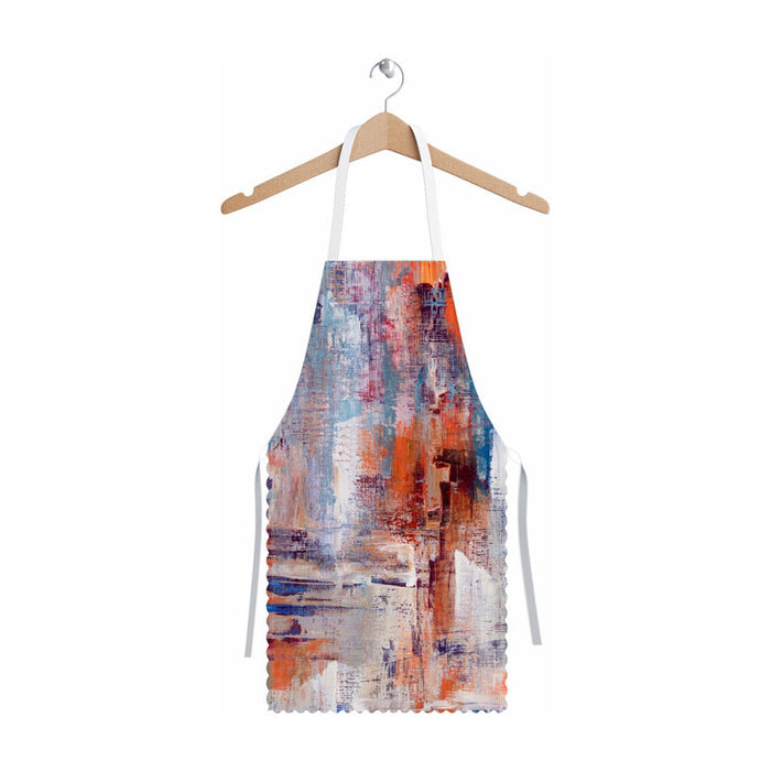APRON WITH DEON COMPOSITION PRINT