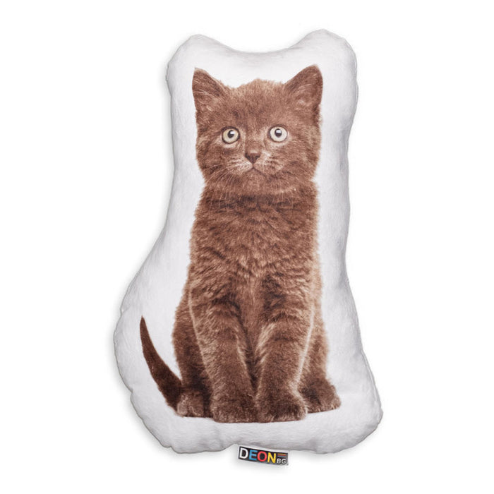 DECORATIVE PILLOW DEON CAT BRITISH 48X28 CM.