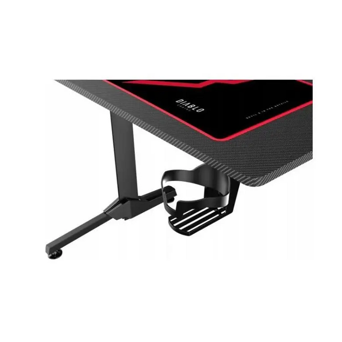 Desk Gaming Diablo Chairs 1469 White Black Red 100 x 75 x 60 cm - Tables and desksGAM-STO<<<PC