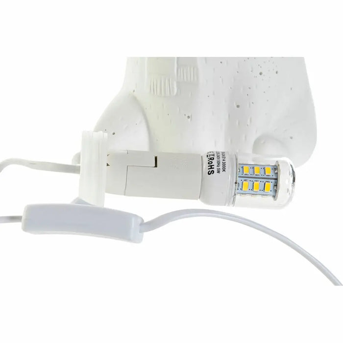 Desk lamp DKD Home Decor 17 x 12 x 23 cm Porcelain White 220 V 25 W - Декорация и Осветление<<<Дом
