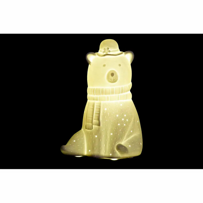Desk lamp DKD Home Decor 17 x 12 x 23 cm Porcelain White 220 V 25 W - Декорация и Осветление<<<Дом