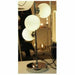Desk lamp DKD Home Decor 26 x 26 x 59 cm Crystal Silver Metal White 220 V 50 W 23 x 23 x 49 cm - Декорация и