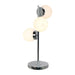 Desk lamp DKD Home Decor 26 x 26 x 59 cm Crystal Silver Metal White 220 V 50 W 23 x 23 x 49 cm - Декорация и