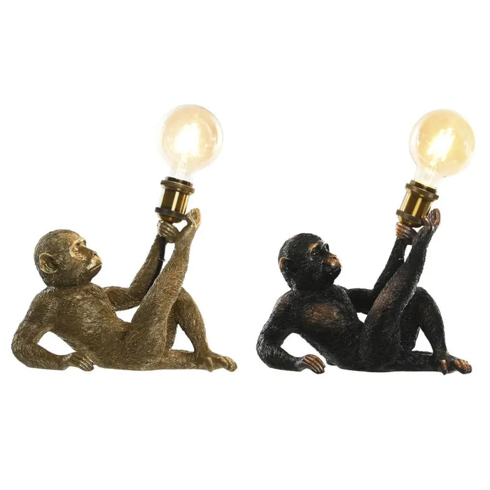 Desk lamp DKD Home Decor 31,5 x 18 x 27 cm Golden Metal Copper Resin 220 V 50 W (2 Units) - Декорация и