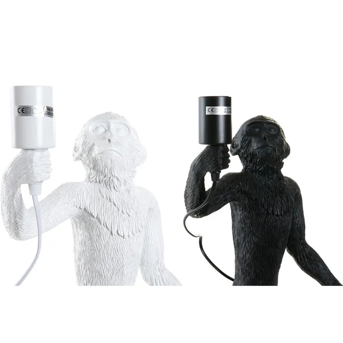 Desk lamp DKD Home Decor 31 x 34 x 55 cm Black White Resin 220 V 50 W (2 Units) - Декорация и Осветление<<<Дом