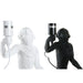 Desk lamp DKD Home Decor 31 x 34 x 55 cm Black White Resin 220 V 50 W (2 Units) - Декорация и Осветление<<<Дом