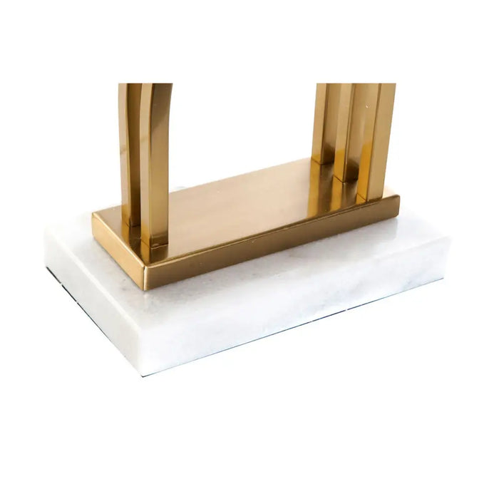 Desk lamp DKD Home Decor 40 x 23 x 79 cm Golden Metal White Marble 40 W 240 V - Декорация и Осветление<<<Дом