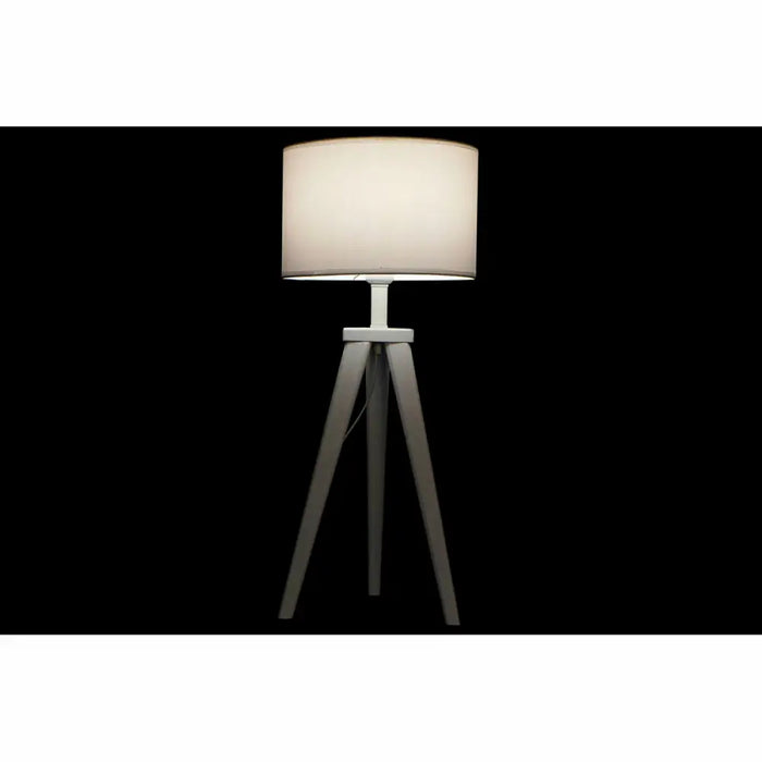 Desk lamp DKD Home Decor 8424001807918 Wood White 220 V 50 W 30 x 30 x 72 cm - Декорация и Осветление<<<Дом
