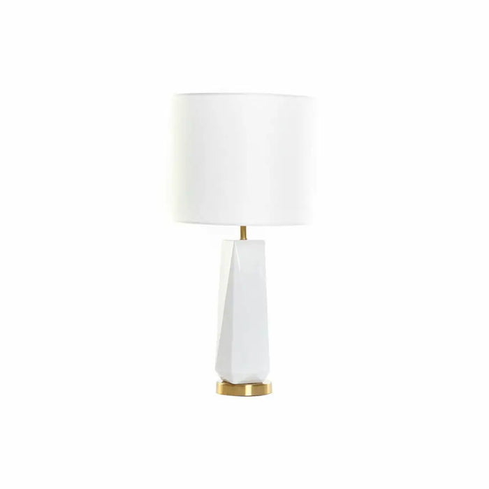 Desk lamp DKD Home Decor 8424001847242 33 x 33 x 67 cm Ceramic Golden Metal White 220 V 50 W - Декорация и