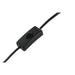 Desk lamp DKD Home Decor Black Cloth Polyester Green Stoneware 220 V 50 W (24 x 24 x 34 cm) (2 Units) - Декорация и