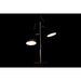 Desk lamp DKD Home Decor Black Golden Metal 25 W 220 V 38 x 16 x 64 cm - Декорация и Осветление<<<Дом
