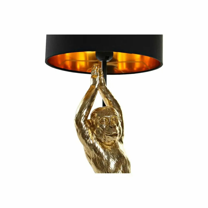 Desk lamp DKD Home Decor Black Golden Polyester Resin Monkey (25 x 25 x 48 cm) - Декорация и Осветление<<<Дом