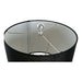Desk lamp DKD Home Decor Black Silver Polyester Acrylic Resin 220 V 60 W (33 x 33 x 74 cm) - Декорация и