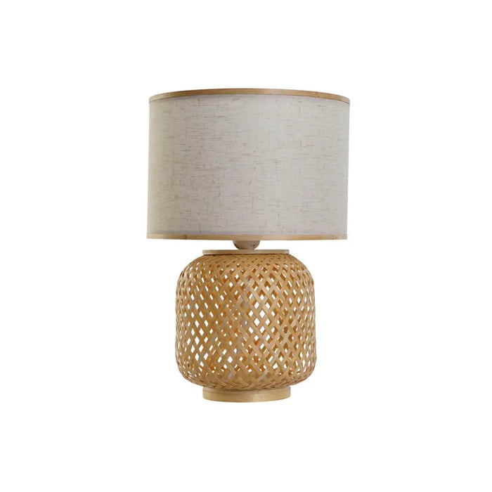 Desk lamp DKD Home Decor Brown Natural Bamboo 50 W 220 V 26 x 26 x 39 cm - Декорация и Осветление<<<Дом