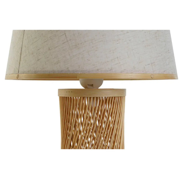 Desk lamp DKD Home Decor Brown Natural Bamboo 50 W 220 V 26 x 26 x 45 cm - Декорация и Осветление<<<Дом