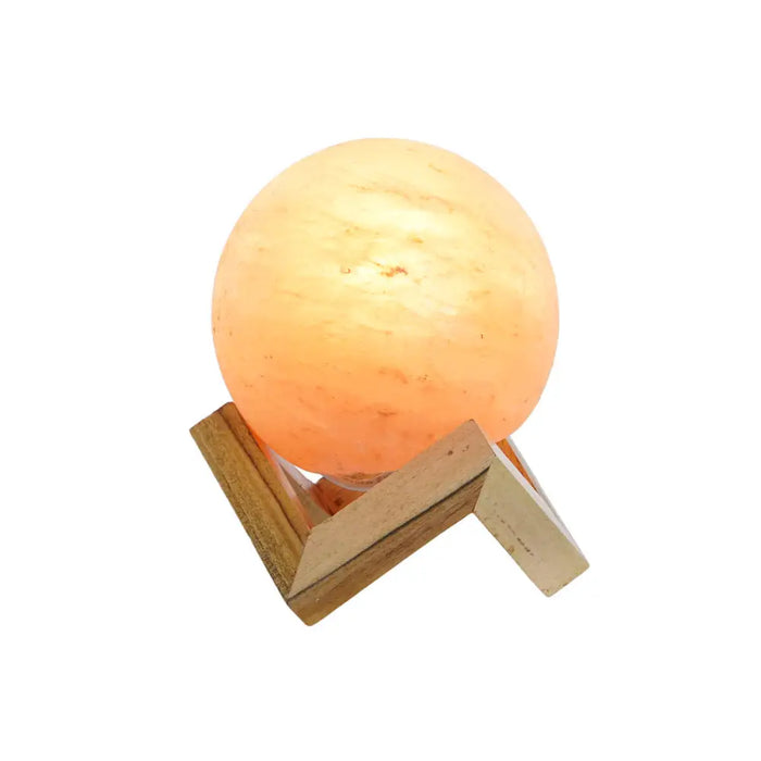 Desk lamp DKD Home Decor Brown Pink Salt Acacia 15 W 220 V 15 x 15 x 20 cm - Декорация и Осветление<<<Дом