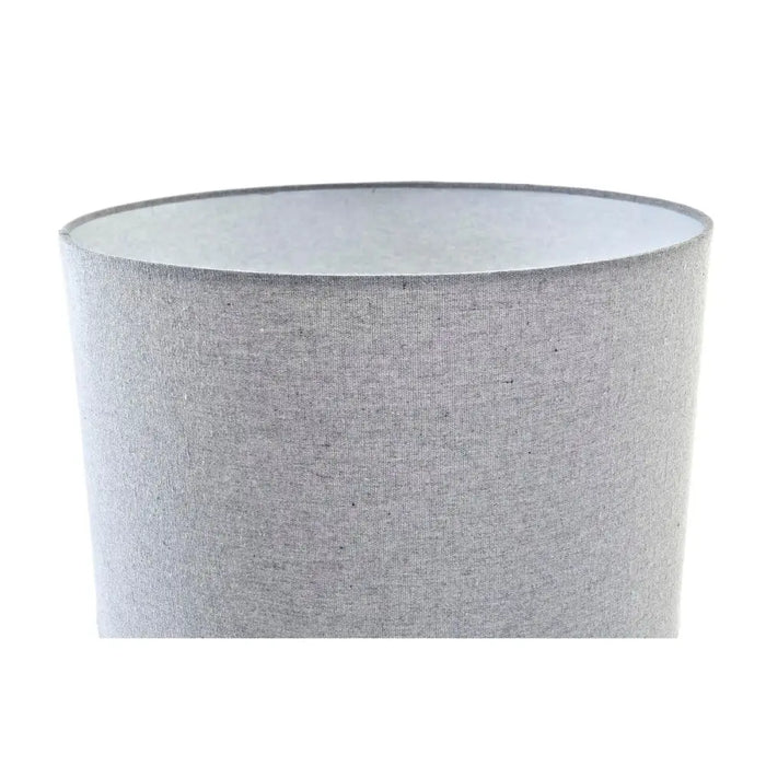 Desk lamp DKD Home Decor Canvas Ceramic Grey White (38 x 38 x 58 cm) - Декорация и Осветление<<<Дом